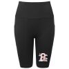 Women’s TriDri® ribbed seamless '3D Fit' cycle shorts Thumbnail