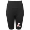 Women’s TriDri® ribbed seamless '3D Fit' cycle shorts Thumbnail