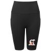 Women’s TriDri® ribbed seamless '3D Fit' cycle shorts Thumbnail