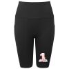 Women’s TriDri® ribbed seamless '3D Fit' cycle shorts Thumbnail