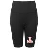 Women’s TriDri® ribbed seamless '3D Fit' cycle shorts Thumbnail