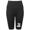 Women’s TriDri® ribbed seamless '3D Fit' cycle shorts Thumbnail