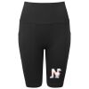 Women’s TriDri® ribbed seamless '3D Fit' cycle shorts Thumbnail