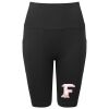 Women’s TriDri® ribbed seamless '3D Fit' cycle shorts Thumbnail