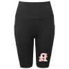 Women’s TriDri® ribbed seamless '3D Fit' cycle shorts Thumbnail