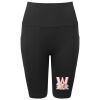 Women’s TriDri® ribbed seamless '3D Fit' cycle shorts Thumbnail