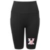 Women’s TriDri® ribbed seamless '3D Fit' cycle shorts Thumbnail