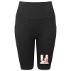 Women’s TriDri® ribbed seamless '3D Fit' cycle shorts Thumbnail