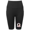 Women’s TriDri® ribbed seamless '3D Fit' cycle shorts Thumbnail