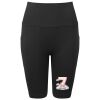 Women’s TriDri® ribbed seamless '3D Fit' cycle shorts Thumbnail