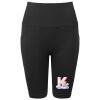 Women’s TriDri® ribbed seamless '3D Fit' cycle shorts Thumbnail