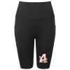 Women’s TriDri® ribbed seamless '3D Fit' cycle shorts Thumbnail