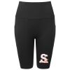 Women’s TriDri® ribbed seamless '3D Fit' cycle shorts Thumbnail