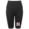 Women’s TriDri® ribbed seamless '3D Fit' cycle shorts Thumbnail