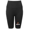 Women’s TriDri® ribbed seamless '3D Fit' cycle shorts Thumbnail