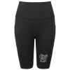 Women’s TriDri® ribbed seamless '3D Fit' cycle shorts Thumbnail