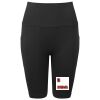 Women’s TriDri® ribbed seamless '3D Fit' cycle shorts Thumbnail