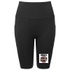 Women’s TriDri® ribbed seamless '3D Fit' cycle shorts Thumbnail