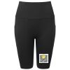 Women’s TriDri® ribbed seamless '3D Fit' cycle shorts Thumbnail