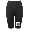 Women’s TriDri® ribbed seamless '3D Fit' cycle shorts Thumbnail