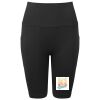 Women’s TriDri® ribbed seamless '3D Fit' cycle shorts Thumbnail