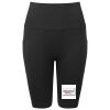 Women’s TriDri® ribbed seamless '3D Fit' cycle shorts Thumbnail