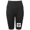 Women’s TriDri® ribbed seamless '3D Fit' cycle shorts Thumbnail