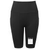 Women’s TriDri® ribbed seamless '3D Fit' cycle shorts Thumbnail