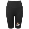 Women’s TriDri® ribbed seamless '3D Fit' cycle shorts Thumbnail