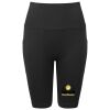 Women’s TriDri® ribbed seamless '3D Fit' cycle shorts Thumbnail