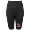 Women’s TriDri® ribbed seamless '3D Fit' cycle shorts Thumbnail