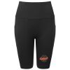Women’s TriDri® ribbed seamless '3D Fit' cycle shorts Thumbnail