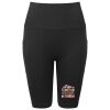 Women’s TriDri® ribbed seamless '3D Fit' cycle shorts Thumbnail