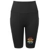 Women’s TriDri® ribbed seamless '3D Fit' cycle shorts Thumbnail