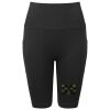 Women’s TriDri® ribbed seamless '3D Fit' cycle shorts Thumbnail