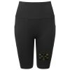 Women’s TriDri® ribbed seamless '3D Fit' cycle shorts Thumbnail