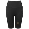Women’s TriDri® ribbed seamless '3D Fit' cycle shorts Thumbnail