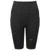 Women’s TriDri® ribbed seamless '3D Fit' cycle shorts Thumbnail