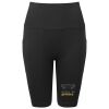 Women’s TriDri® ribbed seamless '3D Fit' cycle shorts Thumbnail