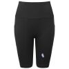 Women’s TriDri® ribbed seamless '3D Fit' cycle shorts Thumbnail