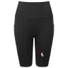 Women’s TriDri® ribbed seamless '3D Fit' cycle shorts Thumbnail