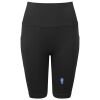 Women’s TriDri® ribbed seamless '3D Fit' cycle shorts Thumbnail