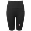 Women’s TriDri® ribbed seamless '3D Fit' cycle shorts Thumbnail