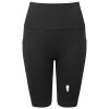 Women’s TriDri® ribbed seamless '3D Fit' cycle shorts Thumbnail
