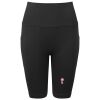 Women’s TriDri® ribbed seamless '3D Fit' cycle shorts Thumbnail
