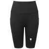 Women’s TriDri® ribbed seamless '3D Fit' cycle shorts Thumbnail
