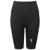 Women’s TriDri® ribbed seamless '3D Fit' cycle shorts Thumbnail