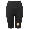 Women’s TriDri® ribbed seamless '3D Fit' cycle shorts Thumbnail