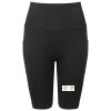 Women’s TriDri® ribbed seamless '3D Fit' cycle shorts Thumbnail