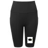 Women’s TriDri® ribbed seamless '3D Fit' cycle shorts Thumbnail